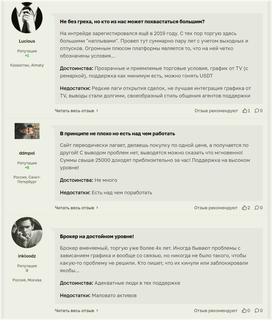 Отзывы о лицензиях ЦБ РФ в опционном и Форекс трейдинге.